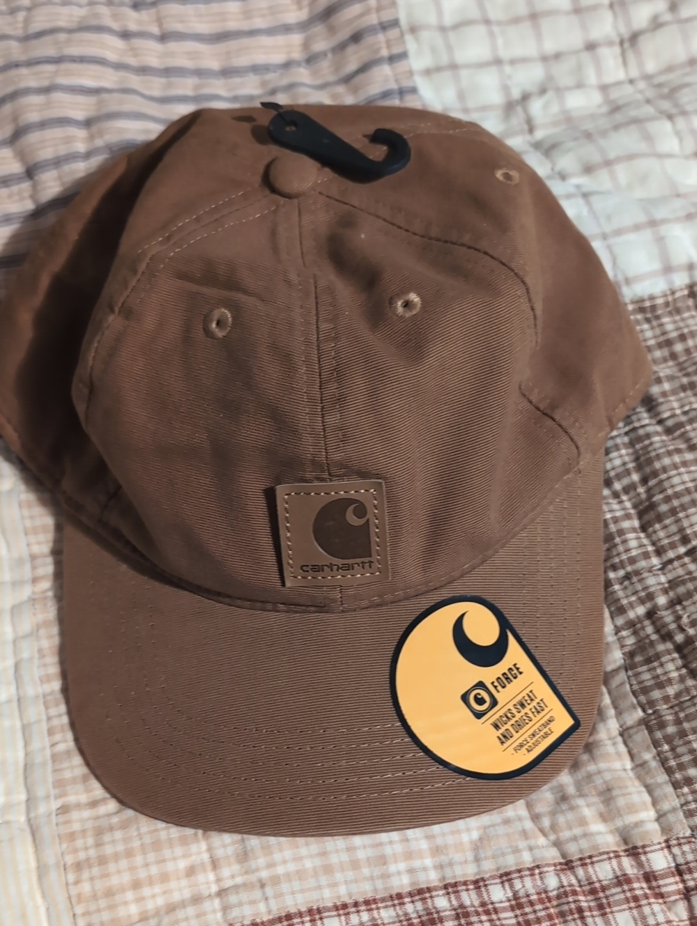 Carhartt Brown Canvas 5-Panel Cap